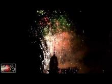 Viagrande (CT) 14 Gennaio 2018 Entrata Quartiere Scalatelli e Spettacolo Fuochi Castorino