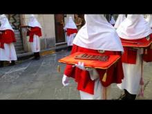 Processione Venerdì Santo a Enna del 14 aprile 2017. Confraternita SS. Passione