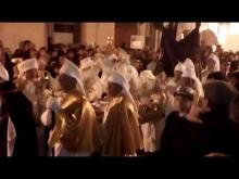 Processione Cristo Morto Augusta( uscita chiesa dell'Annunziata dp aver tolto il sepolcro)