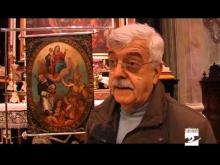 Restauro dello stendardo - di Antenna 2 TV